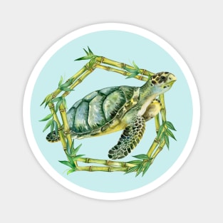 Sea Turtle Love Magnet